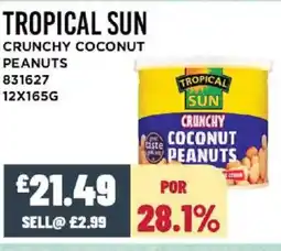 Bestway TROPICAL SUN Crunchy coconut peanuts offer