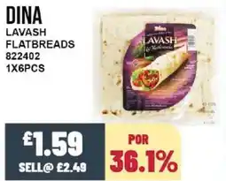 Bestway DINA Lavash flatbreads offer