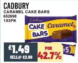 Bestway CADBURY Caramel cake bars offer