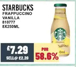 Bestway STARBUCKS Frappuccino vanilla offer