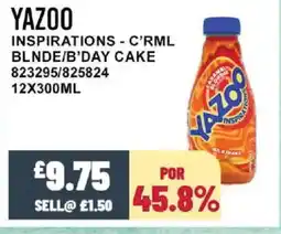 Bestway YAZOO Inspirations - c'rml blnde/b'day cake offer