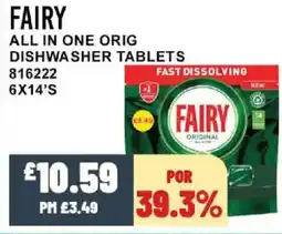 Bestway FAIRY All in one orig dishwasher tablets offer