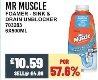 Bestway MR MUSCLE Foamer sink & drain unblocker offer