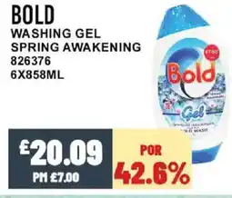 Bestway BOLD Washing gel spring awakening offer