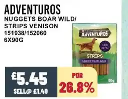 Bestway ADVENTUROS Nuggets boar wild/ strips venison offer