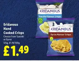 Lidl Eridanous Hand Cooked Crisps offer