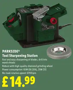 Lidl PARKSIDE Tool Sharpening Station offer