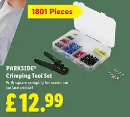 Lidl PARKSIDE Crimping Tool Set offer