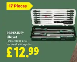 Lidl PARKSIDE File Set offer