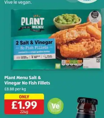 Plant Menu Salt & Vinegar No Fish Fillets