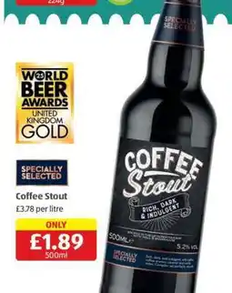 Aldi Coffee Stout offer