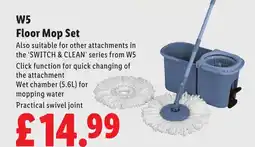 Lidl W5 Floor Mop Set offer