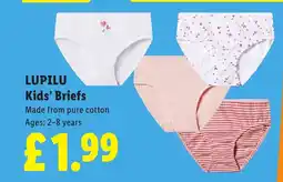 Lidl LUPILU Kids' Briefs offer