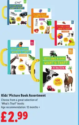 Lidl Kids' Picture Book Assortment offer
