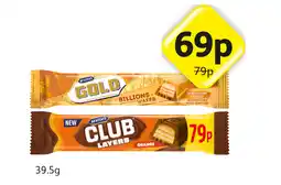Londis McVities Gold Billions Wafer, Orange offer