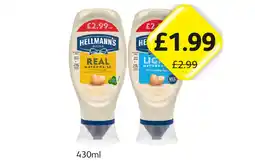 Londis Hellmann's Real Mayonnaise, Light offer