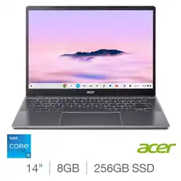 Costco Acer Chromebook Plus 514, Intel Core i5, 8GB RAM, 256GB SSD, 14 Inch Laptop, NX.J5XEK.005 offer
