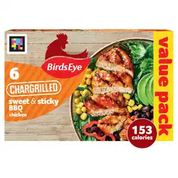 Iceland Birds Eye 6 Sweet & Sticky BBQ Chicken Breast Steaks 522g offer