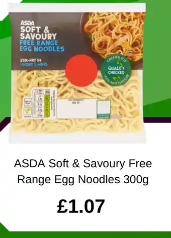 ASDA Soft & Savoury Free Range Egg Noodles