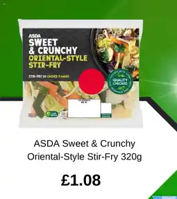 Asda ASDA Sweet & Crunchy Oriental-Style Stir-Fry offer