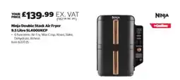 Costco Ninja Double Stack Air Fryer 9.5 Litre SL400UKCP offer