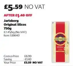 Costco Jarlsberg Original Slices offer