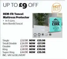 Costco REM-Fit Tencel Mattress Protector offer