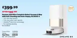 Costco Dreame X40 Ultra Complete Robot Vacuum & Mop offer