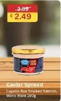 MyMINIMIX Caviar Spread Capelin Roe Smoked Salmon, Mono More 160g offer