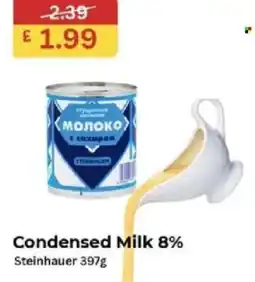 MyMINIMIX Condensed Milk 8% Steinhauer 397g offer