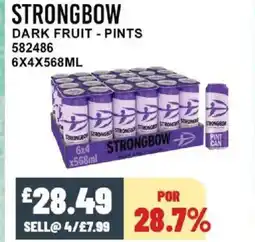 Bestway STRONGBOW Dark fruit - pints offer