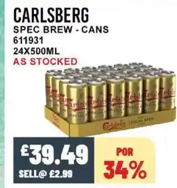 Bestway CARLSBERG Spec brew - cans offer