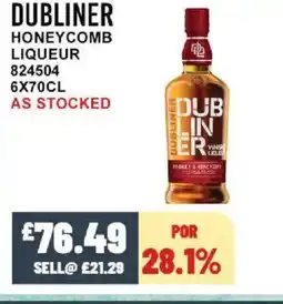 Bestway DUBLINER Honeycomb liqueur offer