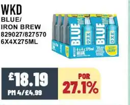 Bestway WKD Blue/ iron brew offer