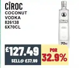 Bestway CÎROC Coconut vodka offer