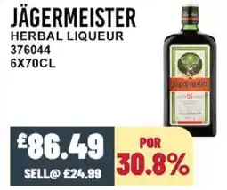 Bestway JÄGERMEISTER Herbal liqueur offer