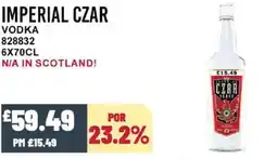 Bestway IMPERIAL CZAR Vodka offer