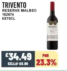 Bestway TRIVENTO Reserve malbec offer