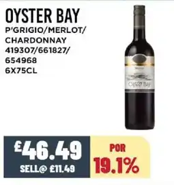 Bestway OYSTER BAY P'grigio/merlot/ chardonnay offer