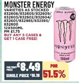 Bestway Monster energy offer
