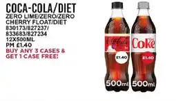 Bestway COCA-COLA/DIET Zero lime/zero/zero cherry float/diet offer