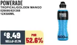 Bestway POWERADE Tropical/golden mango offer