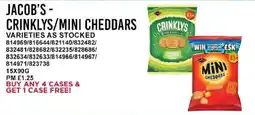 Bestway JACOB'S - Crinklys/mini cheddars offer