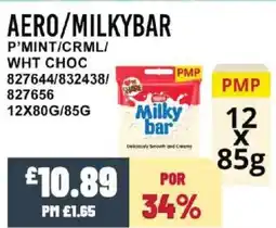 Bestway AERO/MILKYBAR P'mint/crml/ wht choc offer