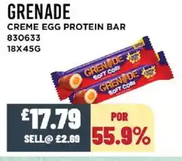 Bestway GRENADE Creme egg protein bar offer