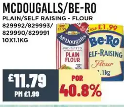 Bestway MCDOUGALLS/BE-RO Plain/self raising - flour offer