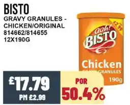 Bestway BISTO Gravy granules - chicken/original offer