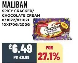 Bestway MALIBAN Spicy cracker/ chocolate cream offer