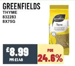 Bestway GREENFIELDS Thyme offer