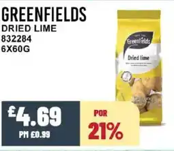 Bestway GREENFIELDS Dried lime offer